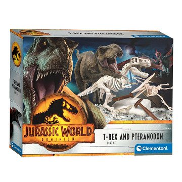 Clementoni Jurassic World T-Rex & Pteranodon Grabset