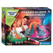 Clementoni Science & Games – Im Dunkeln leuchtender Vulkan