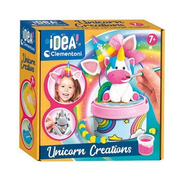 Clementoni Idea Unicorn Creations Clay and Paint Set