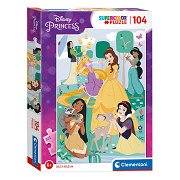 Clementoni Puzzle Disney Prinses, 104 Teile.