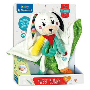 Clementoni Baby - Rabbit Cuddle Cloth