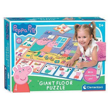 Clementoni Floor Puzzle Large Interactive - Peppa Pig