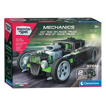 Clementoni Science & Game Mechanics - Hot Rod, 2in1