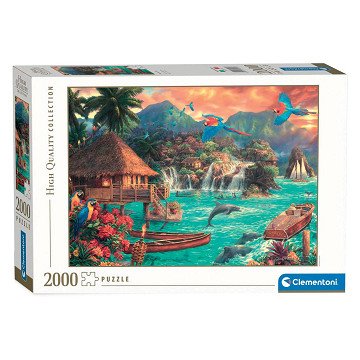 Clementoni Puzzle Inselleben, 2000 Teile.