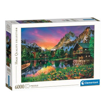 Clementoni Puzzle Alpensee, 6000 Teile.