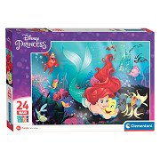 Clementoni Maxi-Puzzle Disney Kleine Mermaid, 24 Teile.