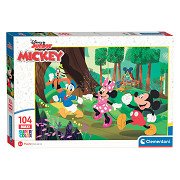 Clementoni Disney Mickey and Friends-104 Maxi pièces-Puzzle Enfant-fabriqué  en Italie, 4 Ans et Plus, 23759, No Color