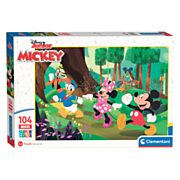 Clementoni Maxi-Puzzle Mickey und seine Freunde, 104 Teile.