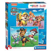 Clementoni Jigsaw Puzzle Paw Patrol, 2x20pcs.