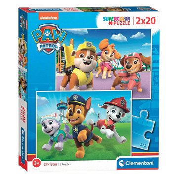 Clementoni Puzzle PAW Patrol, 2x20tlg.