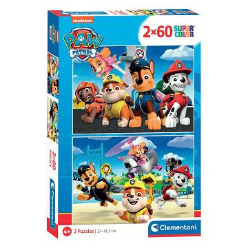 Clementoni Puzzle PAW Patrol, 2x60tlg.