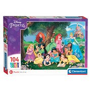 Clementoni Puzzle - Disney Prinses, 104 Teile.