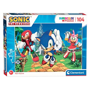 Clementoni Jigsaw Puzzle - Sonic, 104pcs.