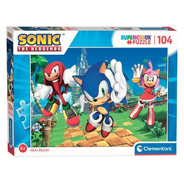 Clementoni Jigsaw Puzzle - Sonic, 104pcs.