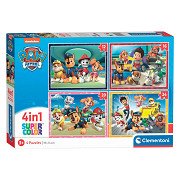 Clementoni Puzzles PAW Patrol, 4in1