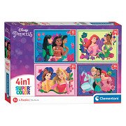 Clementoni - 18292 - Edukit 4 em 1 Disney Frozen (quebra-cabeça de 30