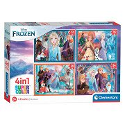 Clementoni - 18292 - Edukit 4 em 1 Disney Frozen (quebra-cabeça de 30