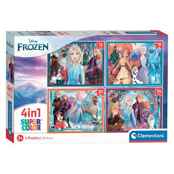 Clementoni Puzzles Disney Frozen, 4in1