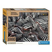 Clementoni Jigsaw Puzzle National Geographics - Zebra, 1000 pcs.