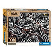 Clementoni Jigsaw Puzzle National Geographics - Zebra, 1000pcs.