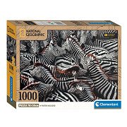 Clementoni Jigsaw Puzzle National Geographics - Zebra, 1000pcs