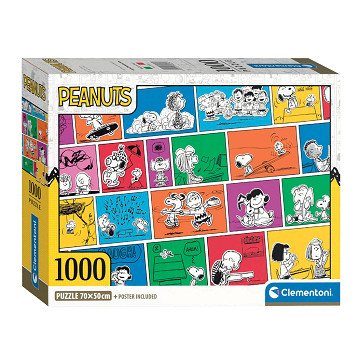 Clementoni Puzzle Peanuts Snoopy, 1000 Teile.