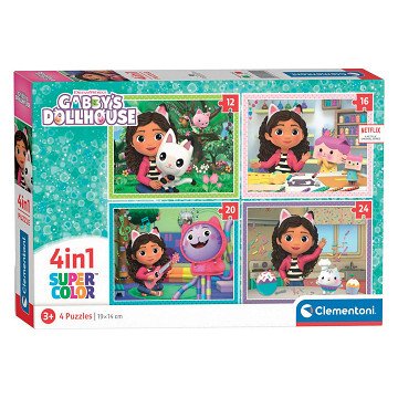 Clementoni 4in1 Puzzle Gabby's Dollhouse