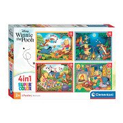Clementoni Jigsaw Puzzle Color Disney Winnie the Pooh, 4in1