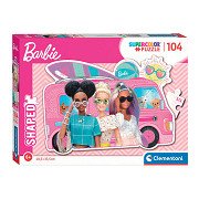 Clementoni Jigsaw Puzzle Super Color - Barbie Surf Bus, 104 pcs.