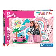Clementoni Jigsaw Puzzle Super Color - Barbie Pink Car, 104pcs.