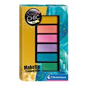 Clementoni Crazy Chic Lidschatten-Palette Tropical Vibe, 6 Farben