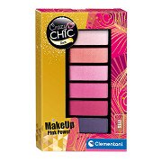 Clementoni Crazy Chic Lidschatten-Palette Pink Power, 6 Farben