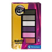 Clementoni Crazy Chic Lidschatten-Palette Party Queen, 6 Farben