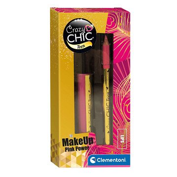 Clementoni Crazy Chic Lipgloss und Lippenstift Pink Power, 2 Stk.