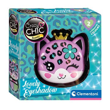 Clementoni Crazy Chic Lidschatten im Schminkkoffer Leopard