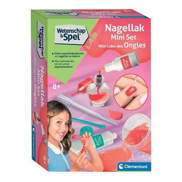 Clementoni Science and Games – Mini-Nagellack-Set