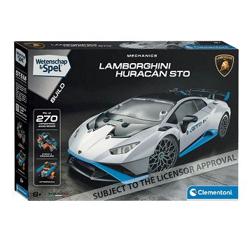 Clementoni Wetenschap en Spel - Mechanics Lamborghini Huracan Sto Bouwset, 270dlg.