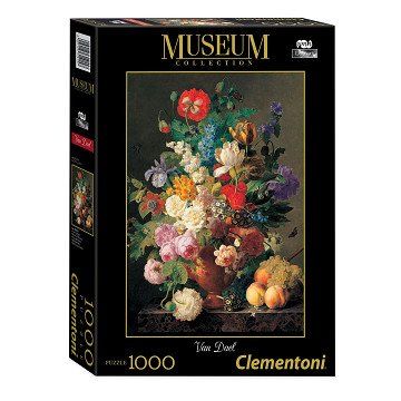 Clementoni Jigsaw Puzzle Van Dael Bowl of Flowers, 1000pcs.