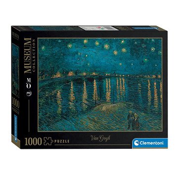 Clementoni Puzzle Van Gogh Sternennacht über der Rhone, 1000 Teile.