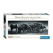 Clementoni Jigsaw Puzzle Panorama Herd of Giants, 1000pcs.