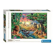 Clementoni Jigsaw Puzzle The African Gathering, 2000pcs.