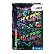 Clementoni Jigsaw Puzzle Super Color Glowing Lights - Cars, 104pcs.