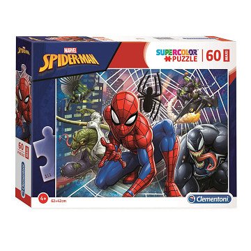 Clementoni Jigsaw Puzzle Super Color Maxi Spiderman, 60 pcs.