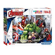 Clementoni Jigsaw Puzzle Super Color Maxi The Avengers, 104pcs.