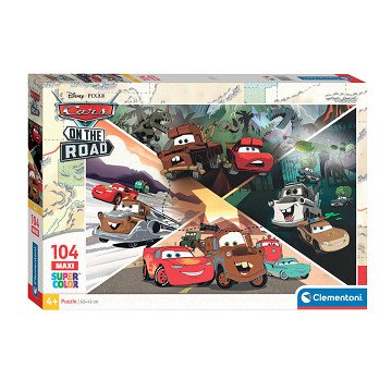 Clementoni Jigsaw Puzzle Super Color Maxi Disney Cars, 104pcs.