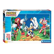 Clementoni Jigsaw Puzzle Super Color Maxi Sonic, 104pcs.