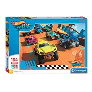 Clementoni Jigsaw Puzzle Super Color Maxi Hot Wheels, 104pcs.