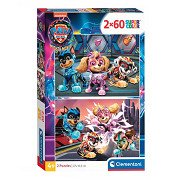 Clementoni Jigsaw Puzzle Super Color PAW Patrol The Mighty Movie, 2x60pcs.