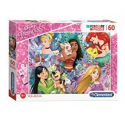 Clementoni Jigsaw Puzzle Super Color Disney Princess II, 60 pcs.
