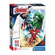 Clementoni Jigsaw Puzzle Super Color Marvel Avengers, 60 pcs.